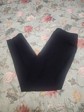 Crown & Ivy Ashley Pull On Pants Black Size 10 New With Tags